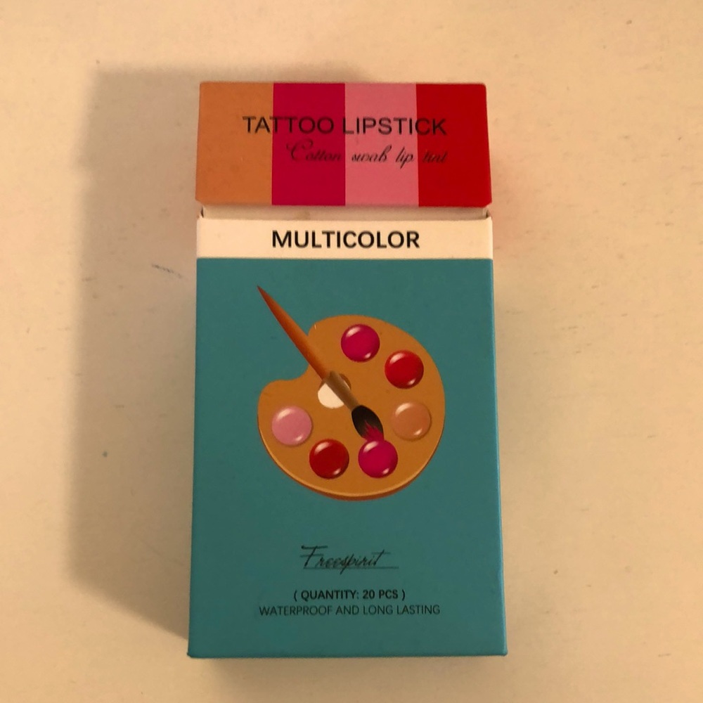 Multi-Color Tattoo Lipstick Stain. 9 Piece.
